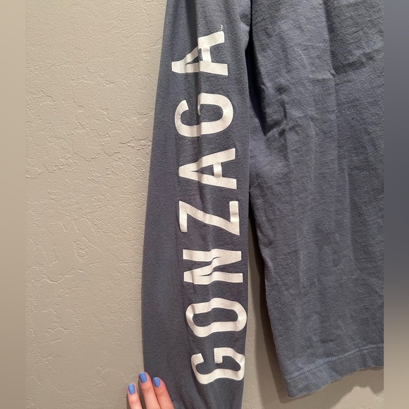 Nike Campus Collection Gray White Gonzaga Bulldogs Long Sleeve T-Shirt Sz Small - Picture 5 of 6
